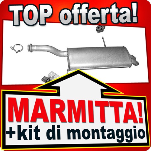 Silenziatore posteriore per - per, c4