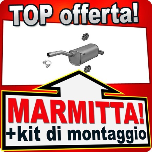 Silenziatore posteriore per - silenziatore,